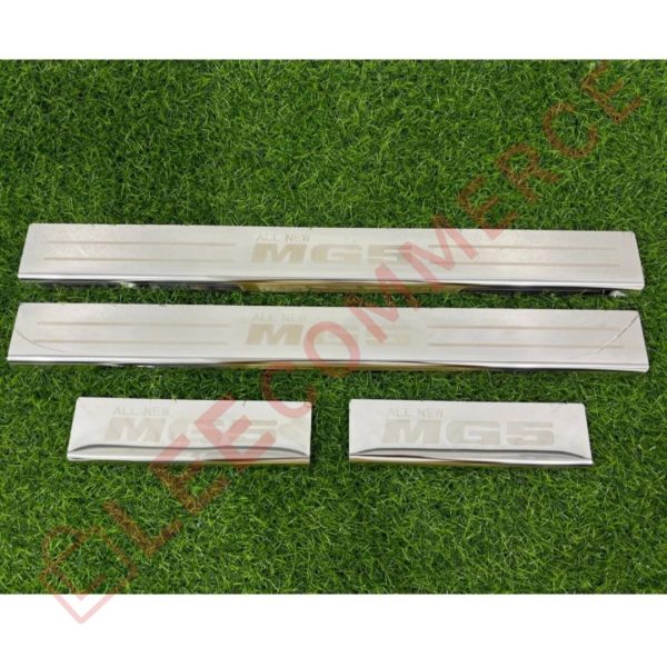 ชายบันได MG-5 สแตนเลส , สครับเพลท, กันรอย (LA)